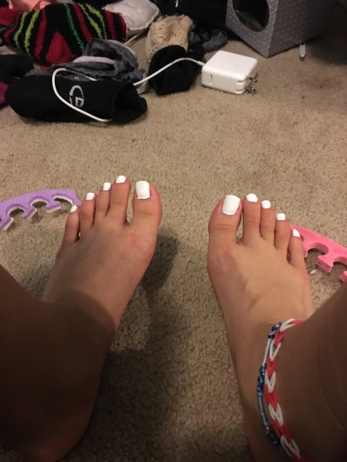 tumblrfeet: My girlfriends toes:) follow me for More!!!!