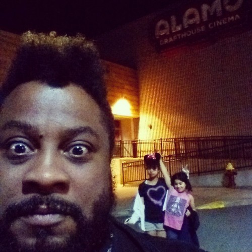 Late night movie watching and dining at The Alamo Drafthouse #alamodrafthouse #yonkers #daughterpics #daughters