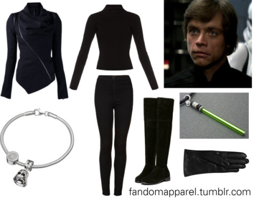 Luke Skywalker (Jedi Threads) by fandomapparel featuring sterling silver banglesThe Many Outfits of 