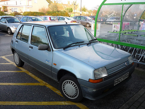 french-cars-since-1946:  1989 Renault 5www.german-cars-after-1945.tumblr.com - www.french-cars-since-1946.tumblr.com - www.japanesecarssince1946.tumblr.com - www.britishcarsguide.tumblr.com