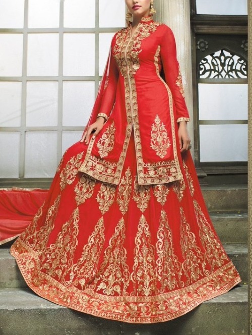 Turk Mughal woman wear - Mughal jacket and Mughal skirt (lehenga)