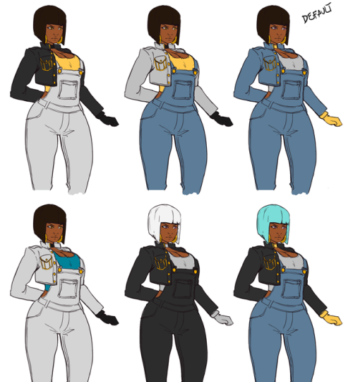 thesomethingmancer: Before the Menat release, an anon requested we create stereotypical fighters based on our country/state. Terrace ended up looking like Menat. It’s that hair, I can’t get enough of it. Mona MozzarelliDaughter of a mob boss. Probably