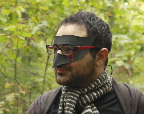 A Simple Little Glasses-compatible Mask. I Think I Just Hand-cut This One When I Was Feeling Bored One