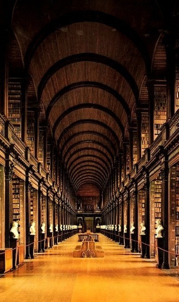 The Long Room, Trinity College Library, Dublin, Ireland