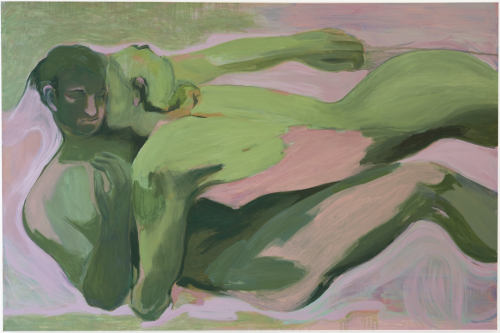 Wtxch:  Amy Beager (British, B. 1988)Perfume, 2021Acrylic And Oil On Canvas