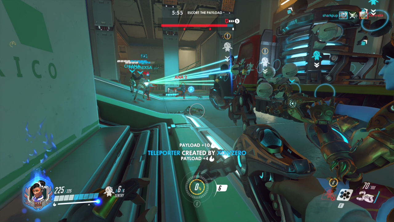 sumrallmind:  We played a game of all Symmetras and it was amazing. That’s my teleporter