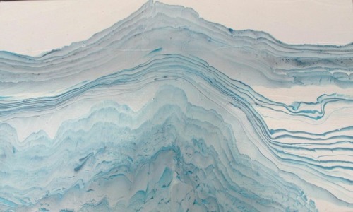 vjeranski:François FriesQue vois-tu du Mont Fuji ?, 2015Acrylic on canvas — 30 × 50 cm
