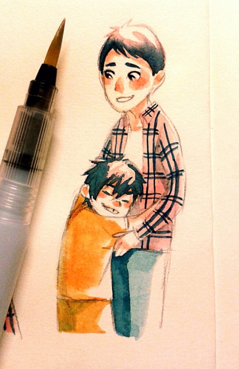 cousaten:  I love drawing little Hamadas so much (๑´ڡ`๑) 