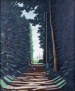 amare-habeo:     Camille Bombois (French,1883-1970)  The Large Tree Lane, N/D Oil on canvas, 40 x 60 cm 