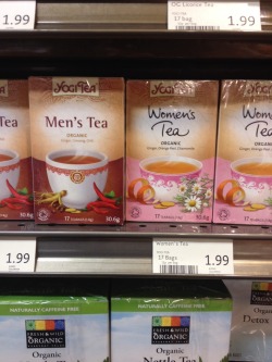 run-eat-liveright:  girlgrowingsmall:  starlightandtea:  trip-hop-cabaret-dance-punk:   In today’s edition of ‘Unnecessarily Gendered Items’  the only tea u should drink is   I was actually curious about this and so looked up the ingredients of