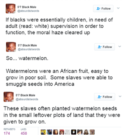 diversehighfantasy:  black-to-the-bones:  I feel like i need to share this with you, guys.   But fiction is harmless, right? 