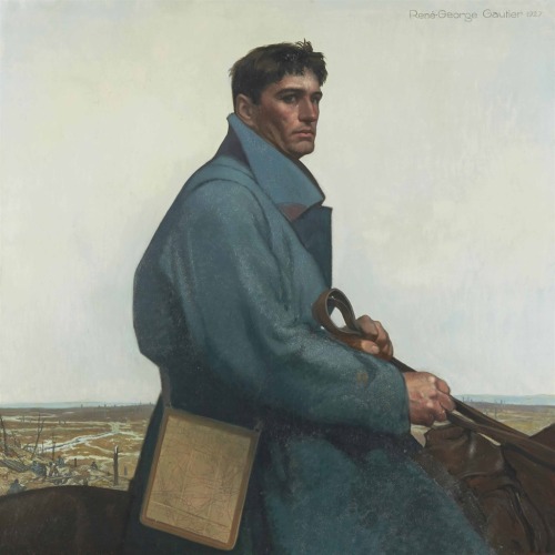 loverofbeauty:  René-George Gautier  (French, 1887-1969)  Officier de cavalerie  (1927) 