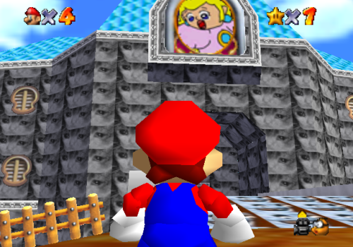 humming-the-bassline:  this weekend i learned how to texture hack sm64 