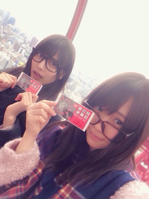 xxxakaskorpion:  Kawaei Rina G+ 2014/01/04  あんにんと旅行に行ってきたで♪I made a trip with Annin ♪なぜか観覧車に乗った