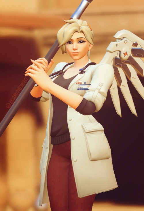 printscreen-mercy-archive: I think many would like to see how Dr. Ziegler would look with other hair