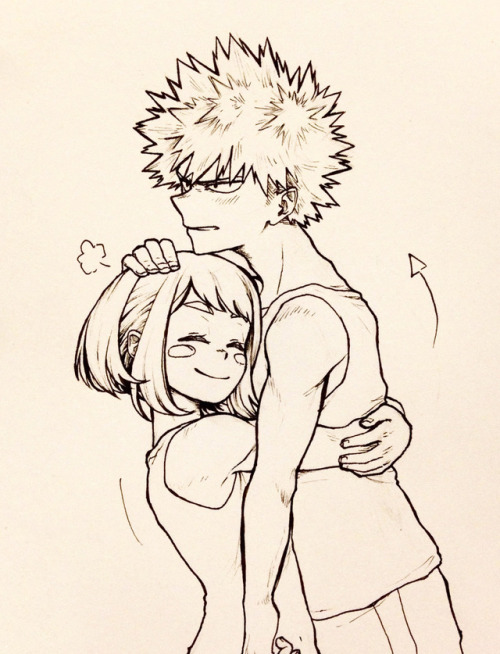 athanatosora:  (is she lifting him with her quirk? is it just Natural Strength?? who knows…)It’s a certain @saisai-chan‘s birthday today! 
