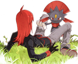 redheadedbishies:   落としたよ。 by:  有寺  Anyone else notice that he totally just broke his right ankle?