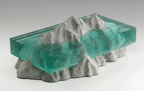 mayahan:Captivating Layered Glass Sculptures By Ben Young