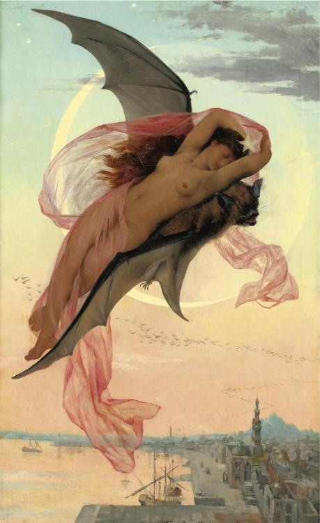 oursoulsaredamned:   Gabriel Joseph Marie Augustin Ferrier, Moonlit Dreams