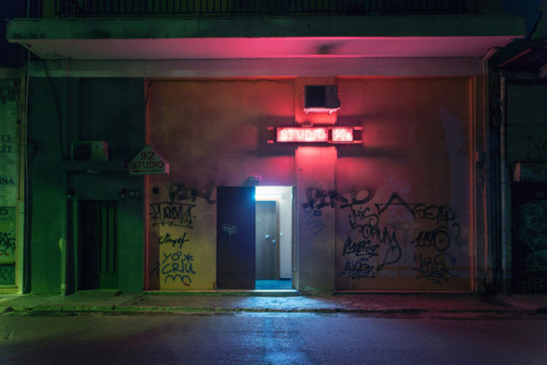 Diego Mayon (Italian, b. Italy, based Milan) - Athens Studio series, 2016-2017. Prostitution is lega