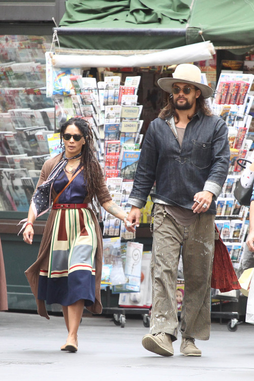 herdreadsrock:  honeyvybz:  thirat-atthiraride:    Lisa Bonet and Jason Momoa in Rome: September 2015     Let the church say amen…..  I mean be perfect