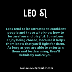 zodiacsociety:  Leo Facts If Each Zodiac