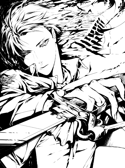 l-e-v-i-ackerman:  Source: 進撃絵線画集 | KAZU Please do not remove. 