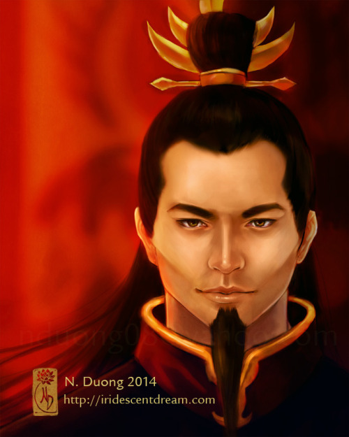 Practice portrait of Ozai. I found an old painting of Zuko on my HD and decided to rework it. It the