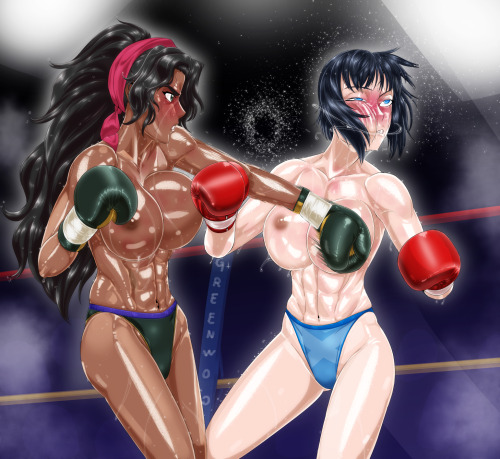 pugilismx:  Commission! Esmeralda (from disney) vs Guinevere (OC of mine) In the bottom are some var
