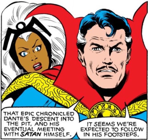 Storm and Doctor Strange by John Romita Jr and Chris Claremont - X-Men Annual #4 - November, 1980