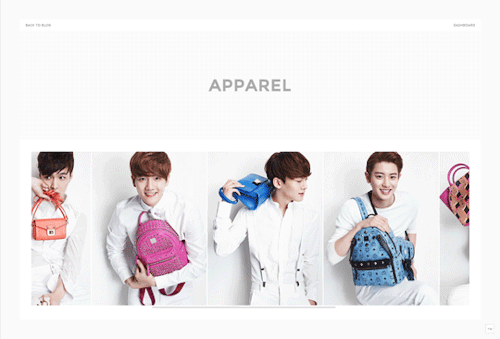 dyothms:  APPAREL : page 02 by dyothms / luhyns header ver: static preview / code + alt code sidebar