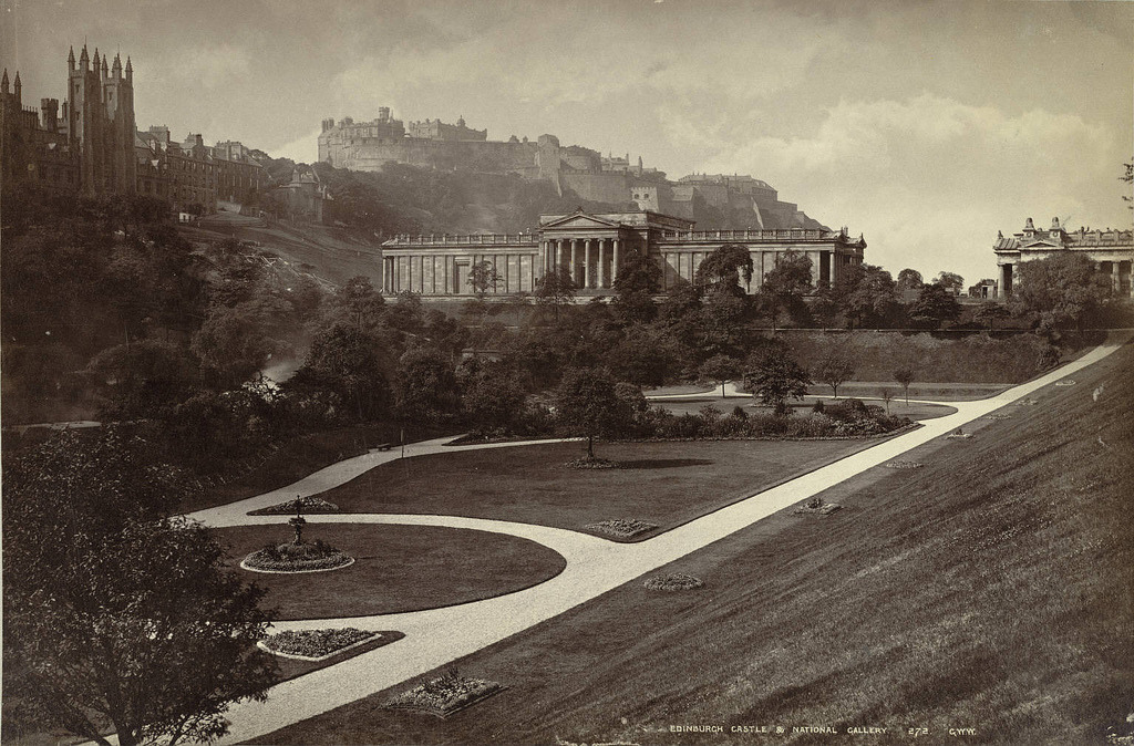 The Castle and National Gallery, Edinburgh