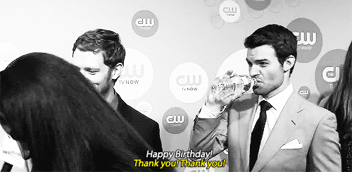 liketheshewolf:  Joseph Morgan and Daniel Gillies  |  CW Upfronts 2013 (x) 