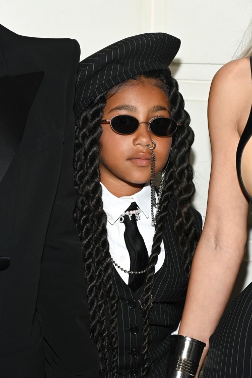 North West At The “Jean-Paul Gaultier” Fashion Show 