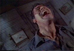 thedeaditeslayer:A few extra snippets were added to the cabin laughing scene including this one shot