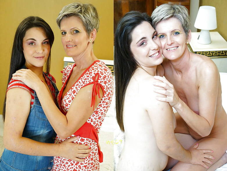 cfnf-clothed-female-naked-female:  Mother’s and Daughters’s  Clothed-and-Unclothed…  Nice