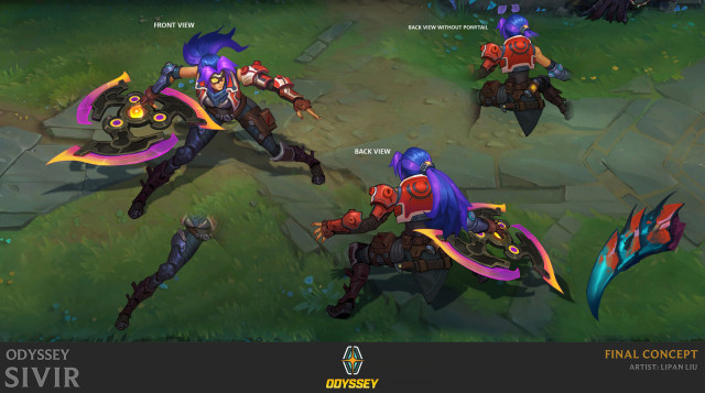Odyssey Sivir Concept Art - Lipan Liu