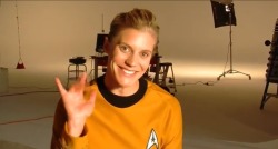 darthsarah42:  Just Katee Sackhoff cosplaying for Geek Magazine. *faints* 