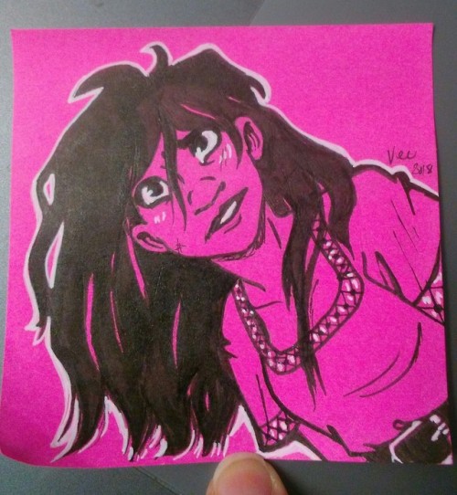 I work in an animation studio, and people often give each other sticky note doodles to put on their 