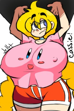 theycallhimcake:  jellotsok:  Whats shes lookin at?                                                Whats she lifting?                                             Uh i drew theycallhimcake’s Cassie because, i need to draw the charas i said im gonna draw,