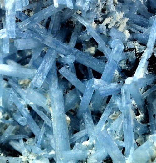 Aquamarine and Schorl - Erongo Mountains, Erongo Region, Namibia      