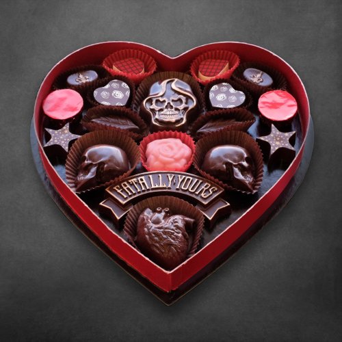 snootyfoxfashion: Fatally Yours Chocolate Box from Vegan Treats