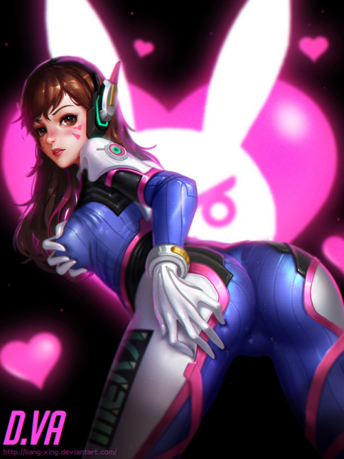 XXX art-of-cg-girls:Dva by Liang-Xing photo