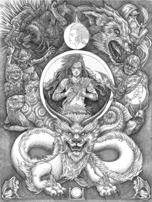 k-point-blue:  The Neverending Story by GoldenDaniel 