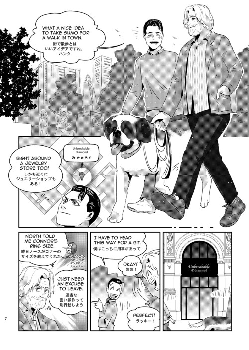 NOW ON SALE!“Operation Marriage Proposal” A Hank x Connor Fan Comic25 Pages/A5 sizeDigital version: 