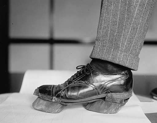 sixpenceee:  During the Prohibition movement, moonshiners would wear these wooden