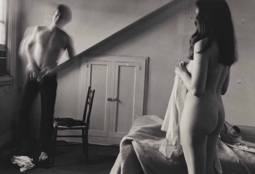 joeinct:Man Undressing, Photo by Duane Michals, c. 1990