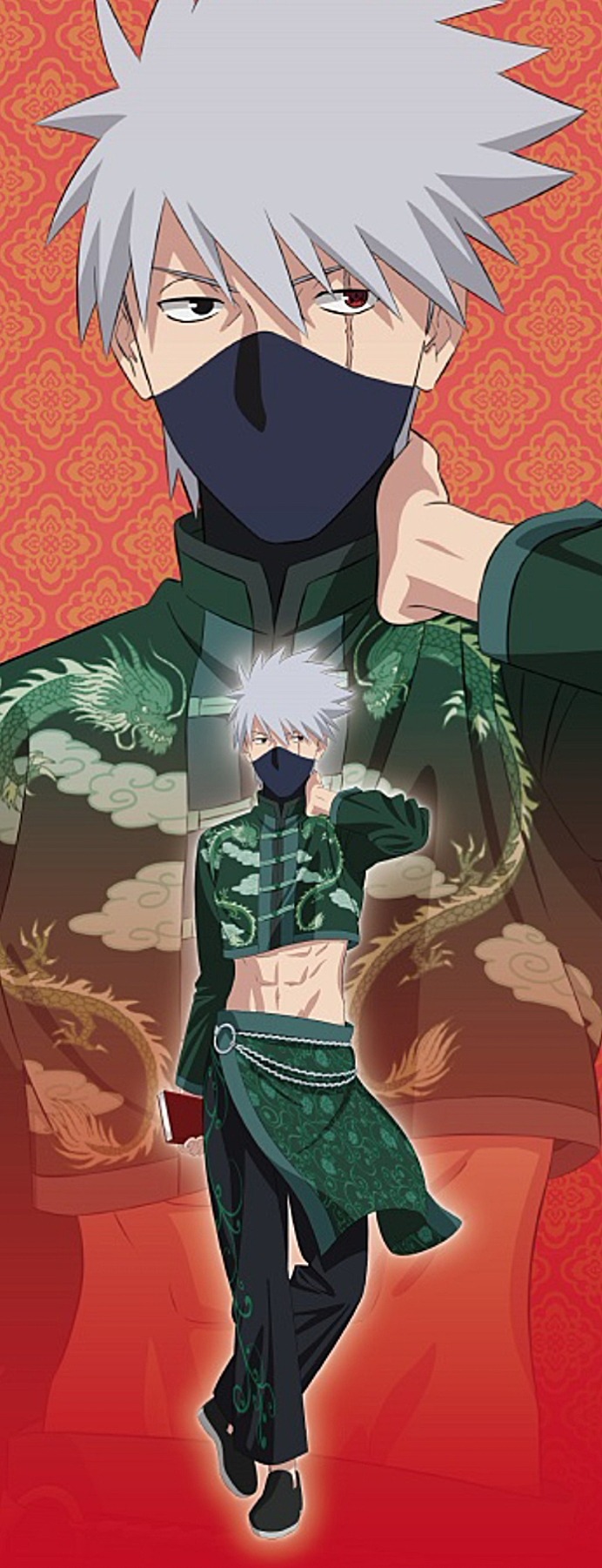 Samaa Samir (Kakashi) — naruto's face hehe