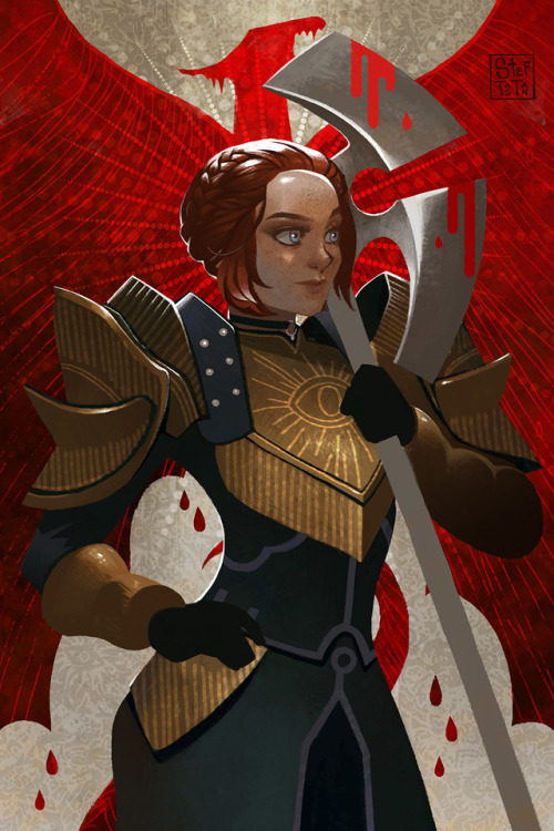 steftastan:Valyria Trevelyan, the sun-kissed reaver!Tarot Card commissions are closed, but if you’d 