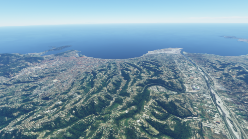 microsoft flight simulator 2020 - nice, france with LFMN - nice-côte d'azur airport